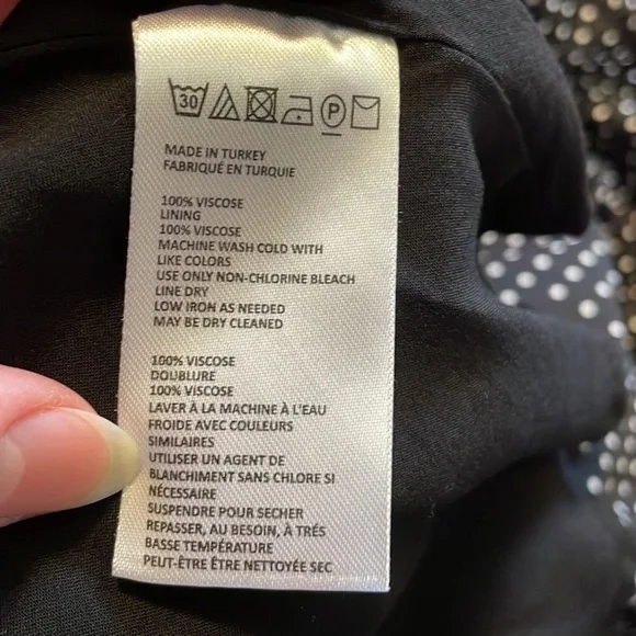 NWT Free people polka dot top & skirt set - Picture 8 of 8